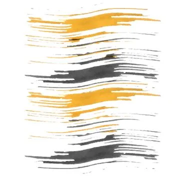 Abstract watercolor brush design elements Stock Illustration