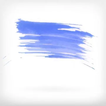 Abstract watercolor brush design elements Illustrazione stock