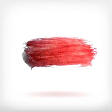 Abstract watercolor brush design elements Stock Illustration