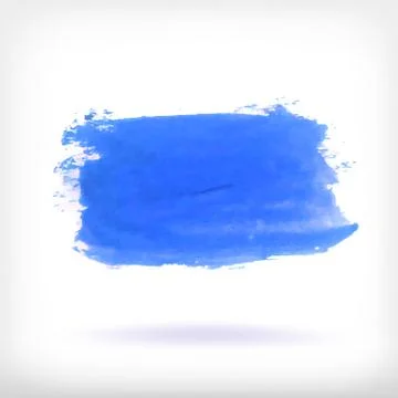 Abstract watercolor brush design elements Illustrazione stock