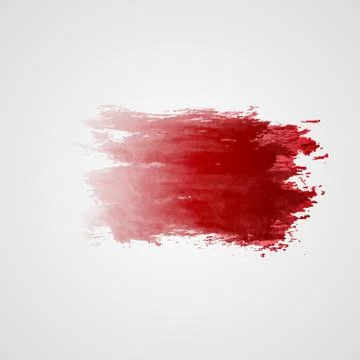 Abstract watercolor brush design elements Stock Illustration