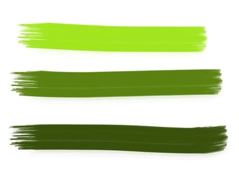 Abstract watercolor brush stroke. set of paint. Stock Illustration