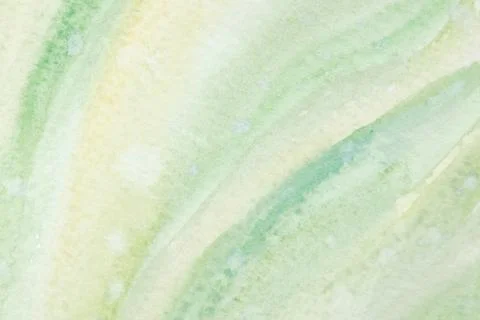 Abstract watercolor gradient background template. Pastel green beige texture. Stock Photos