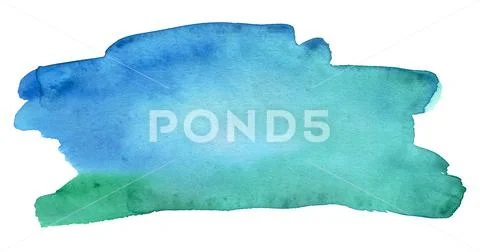 Abstract watercolor hand painted background Stock Illustration