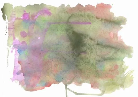 Abstract watercolor Stock Illustration