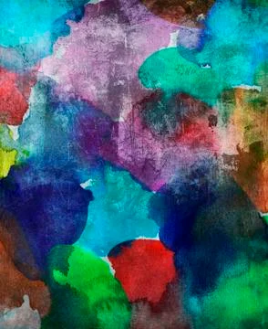 Abstract watercolor pattern Stock Illustration