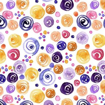 Abstract watercolor pattern Stock Illustration