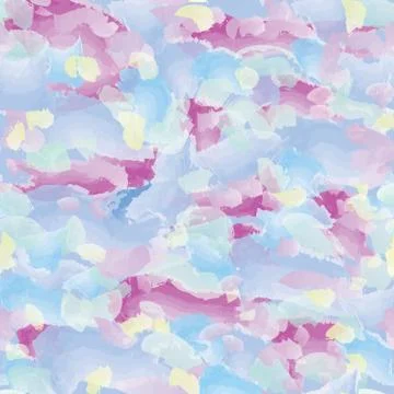 Abstract watercolor seamless pattern. Splash textured background Stockillustratie