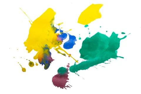Abstract watercolor splash on background Stock Illustration