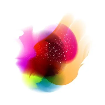 Abstract watercolor stains background. Vector illustration. Stock Illustration