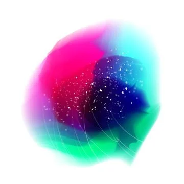 Abstract watercolor stains background. Vector illustration. Stock Illustration