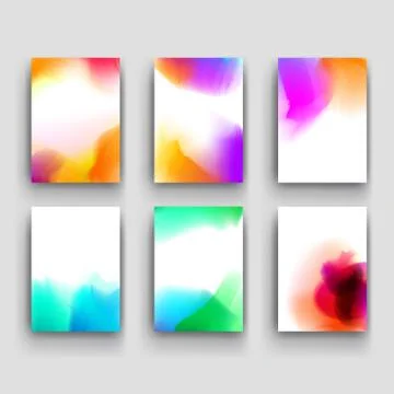 Abstract watercolor stains background. Vector illustration. Stock Illustration