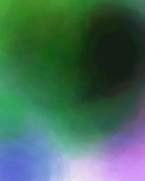 Abstract Watercolor Texture Background with Vibrant Green Purple and Blue A.. Illustrazione stock