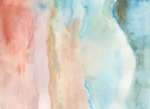 Abstract Watercolors Stock Illustration
