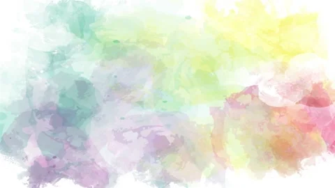 Abstract watercolour colourful background with Stock Footage 149119368