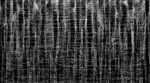 Abstract waterfall of sharp lines Stock Footage 24617262