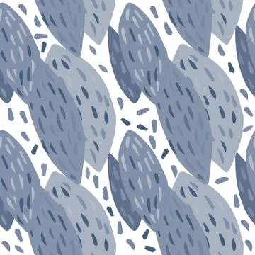 Abstract watermelon bones seamless pattern. Scandinavian style wallpaper. Stock Illustration