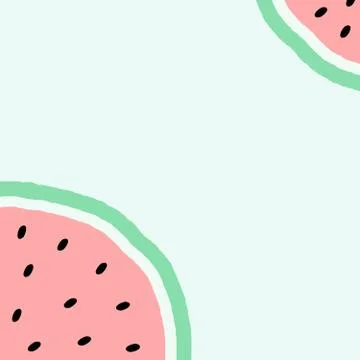 Abstract Watermelon Design Stock Illustration