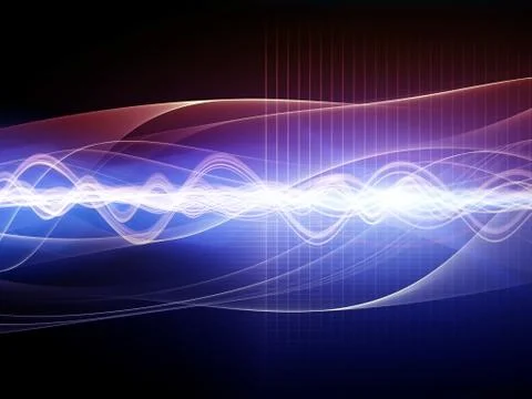 Abstract Wave Analyzer Stock Illustration