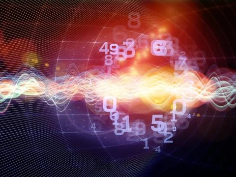 Abstract Wave Analyzer Stock Illustration