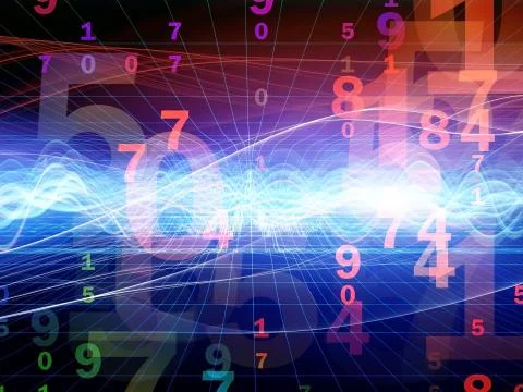 Abstract Wave Analyzer Stock Illustration