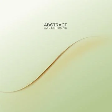 Abstract wave and line on background. Elegant curvy and wavy stripes element Stock Illustration