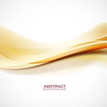 Abstract wave and line on white background. Soft curvy and wavy stripes element. Stock Illustration