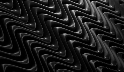Abstract wave and ripple surface background.3d illustration Stock Illustration