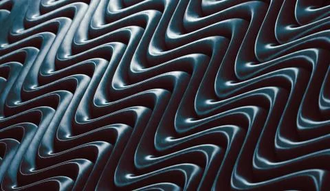 Abstract wave and ripple surface background.3d illustration Stock Illustration