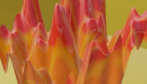 Abstract wave background. 3D illustration. Stock Illustration