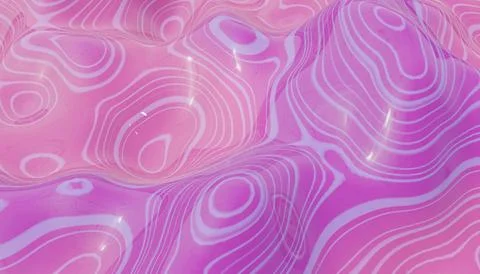Abstract wave background. 3D illustration. Stock Illustration