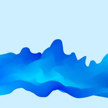 Abstract Wave background. 3d Vector illustration. Stock Illustration