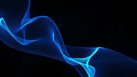 Abstract wave background animation Stock Footage 297653278