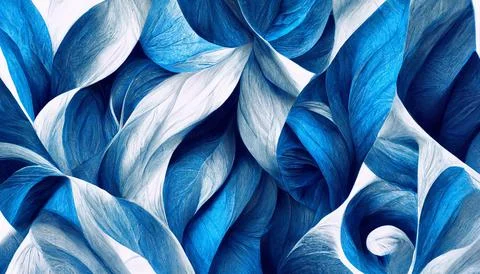Abstract wave background with blue and white colors. Stock Illustration