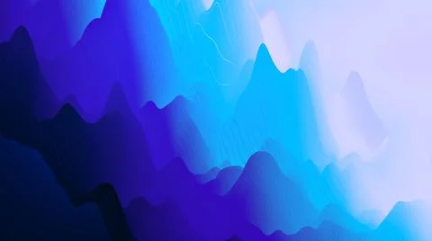 Abstract wave background. Digital 3d illustration for design. Stock Illustration