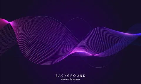 Abstract wave background. Element for design. Digital frequency track equaliz Stock Illustration