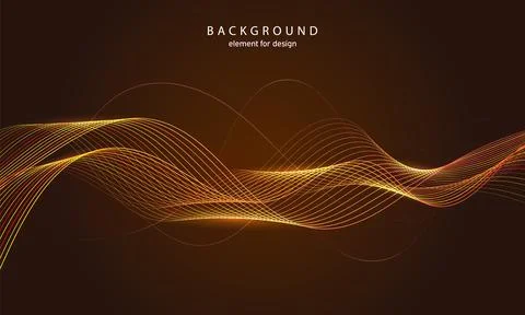 Abstract wave background. Element for design. Digital frequency track equaliz Illustrazione stock
