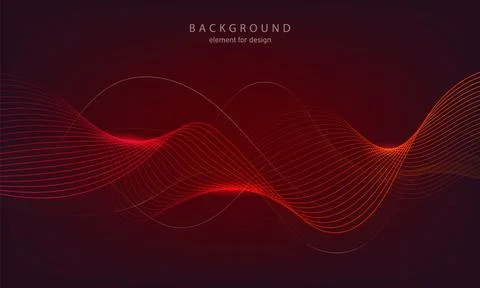 Abstract wave background. Element for design. Digital frequency track equaliz Stock Illustration
