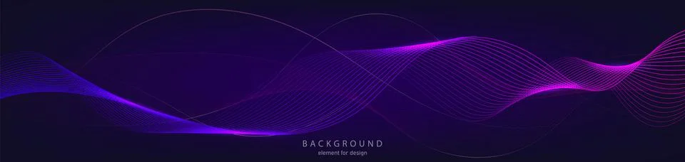 Abstract wave background. Element for design. Digital frequency track equaliz Stock Illustration