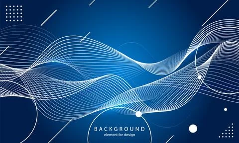 Abstract wave background. Element for design. Digital frequency track equaliz Stock Illustration