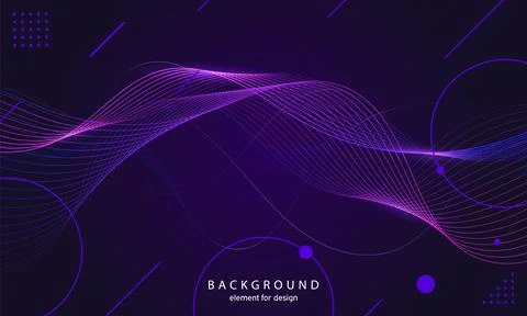 Abstract wave background. Element for design. Digital frequency track equaliz Stock Illustration