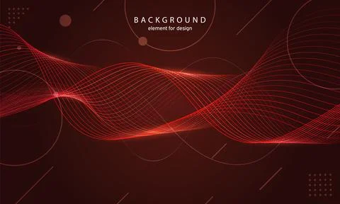 Abstract wave background. Element for design. Digital frequency track equaliz Stock Illustration