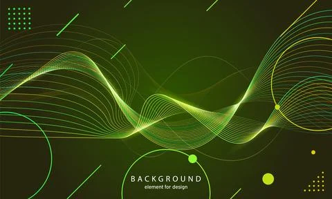 Abstract wave background. Element for design. Digital frequency track equaliz Stock Illustration