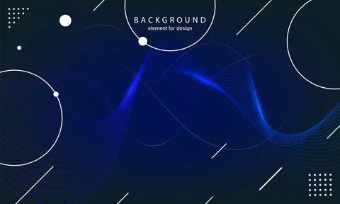 Abstract wave background. Element for design. Digital frequency track equaliz Illustrazione stock