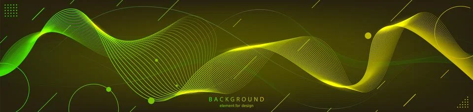 Abstract wave background. Element for design. Digital frequency track equaliz Stock Illustration