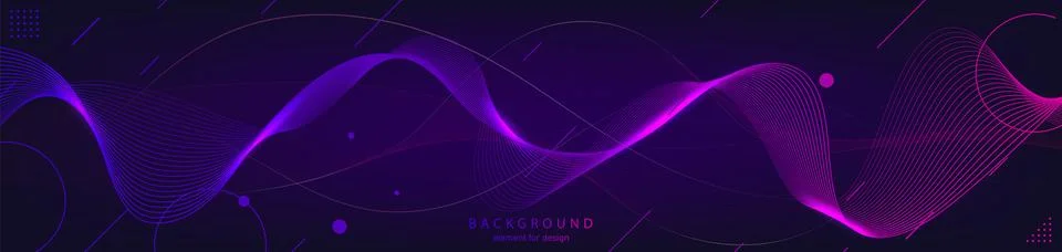 Abstract wave background. Element for design. Digital frequency track equaliz Stock Illustration
