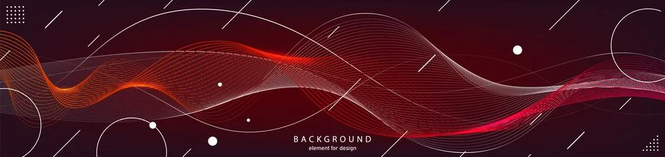 Abstract wave background. Element for design. Digital frequency track equaliz Stock Illustration