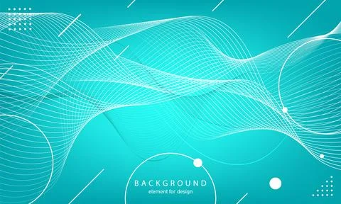 Abstract wave background. Element for design. Digital frequency track equaliz Stock Illustration