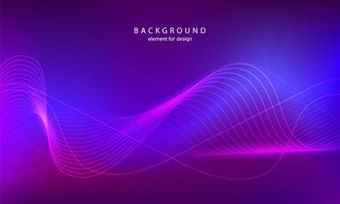 Abstract wave background. Element for design. Digital frequency track equaliz Stock Illustration