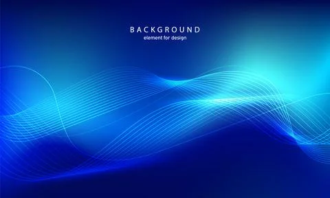Abstract wave background. Element for design. Digital frequency track equaliz Illustrazione stock